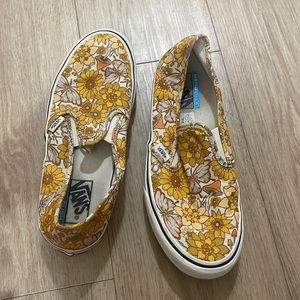 Vans sunflower shoes
